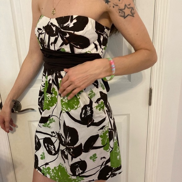 Strapless sundress womens size 7 built in bra - Picture 6 of 6